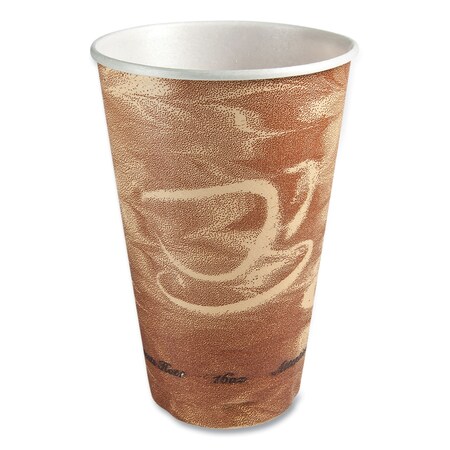 Dart Trophy Plus Dual Temperature Insulated Cups in Mistique Design, 16 oz, Brown, 750PK X16N-0029